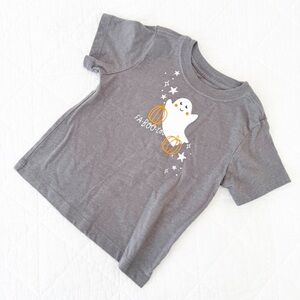 2T Wonder Nation Gray T-Shirt Ghost Pumpkin Design Faboolous